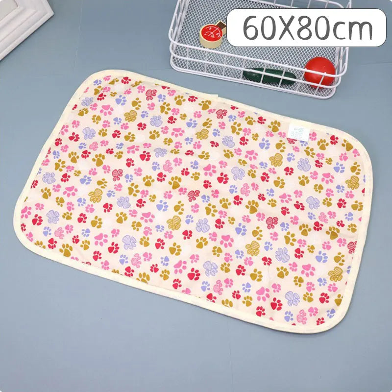 4 Size Baby Changing Mat Cartoon Cotton Waterproof Baby Sheet Changing Pad Table Diapers Urinal Game Play Cover Pet Mattress